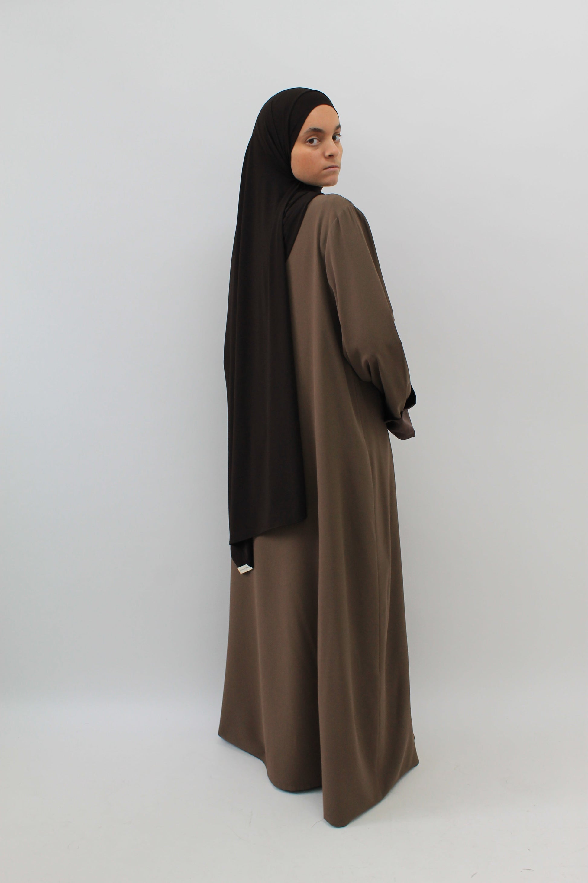 ABAYA SET SAFAA Moka