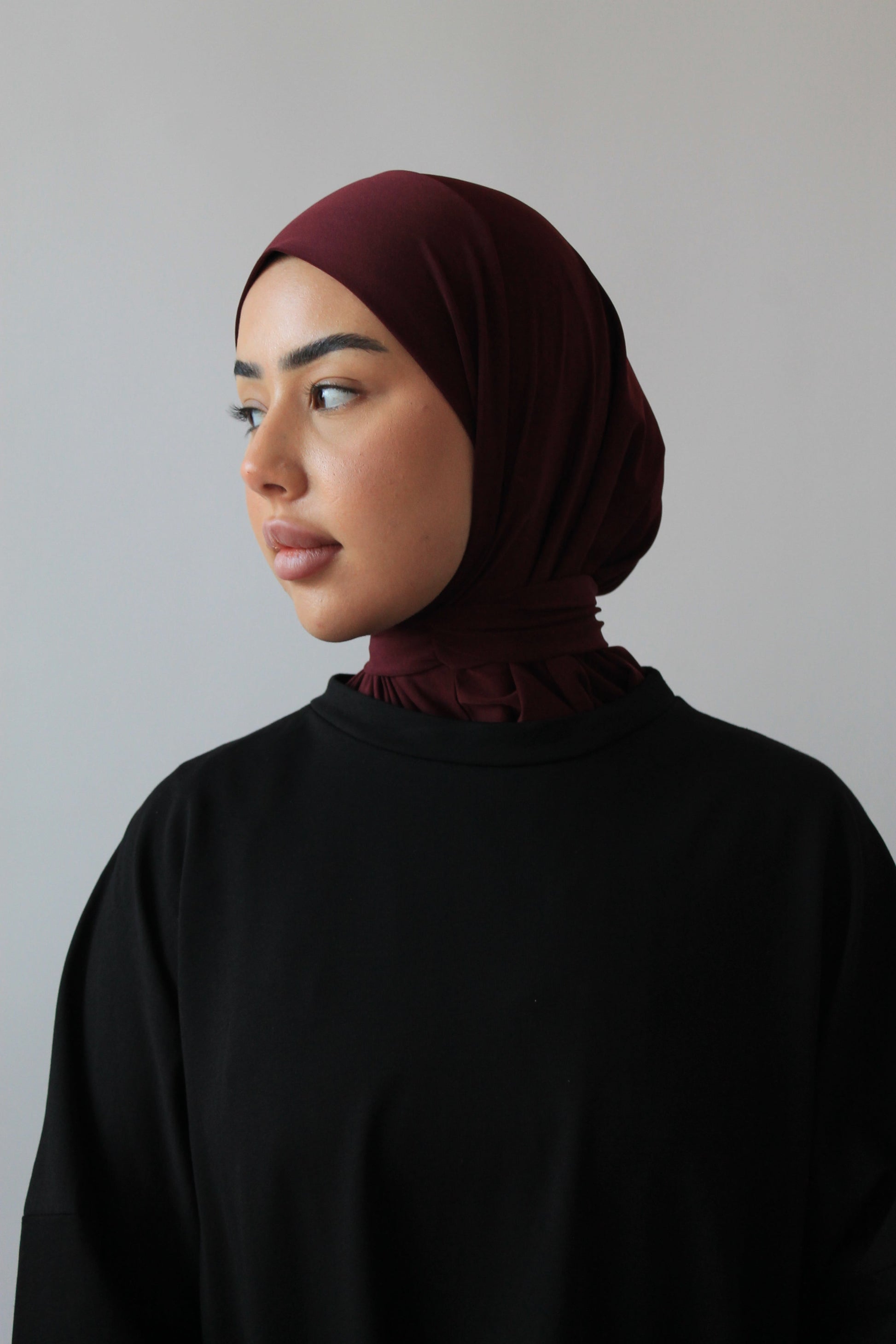 PASSAMONTAGNA IN MAGLIA PREMIUM Bordeaux