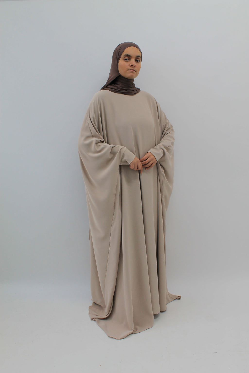 LA ABAYA QAMAR Taupe