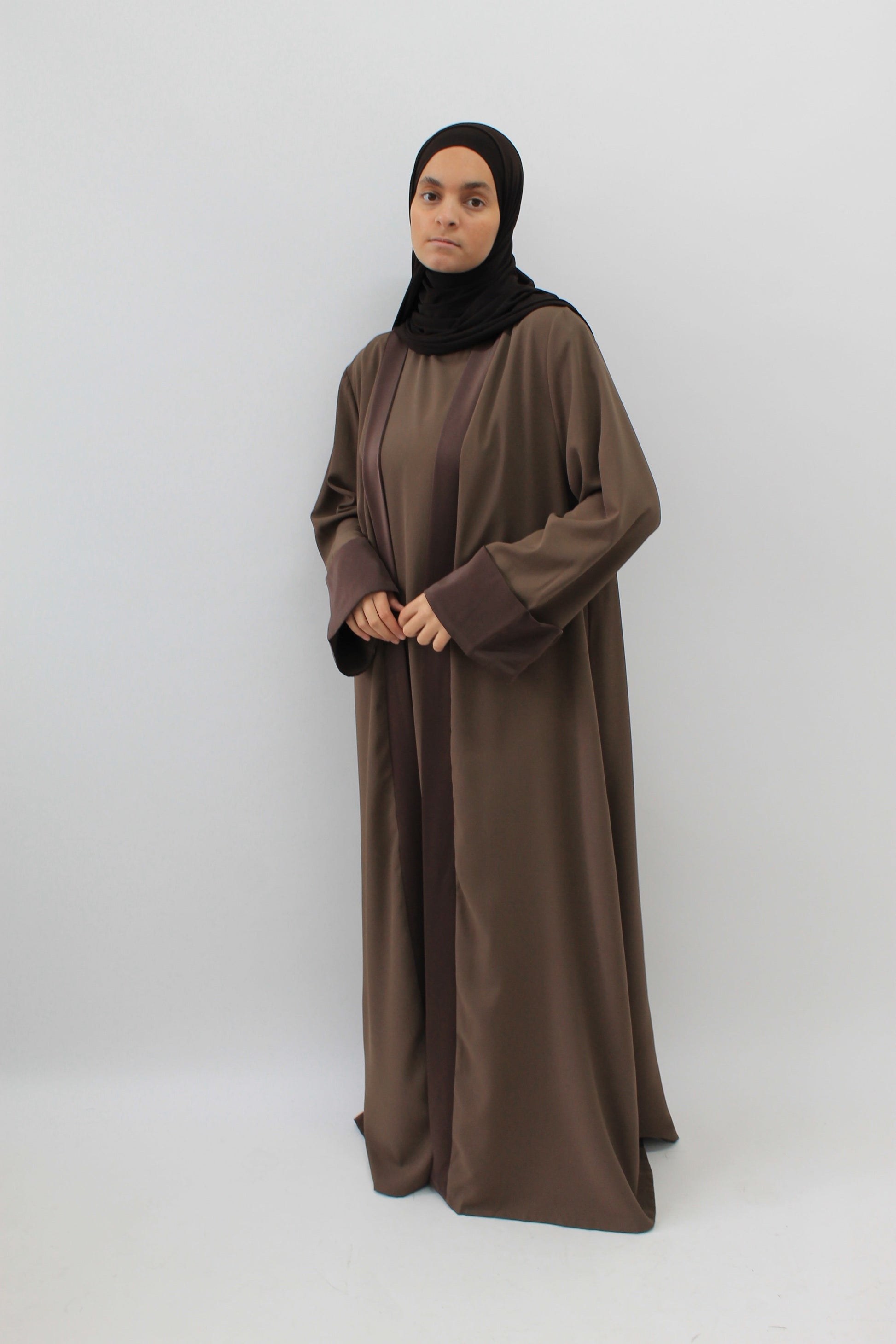ABAYA SET SAFAA Moka