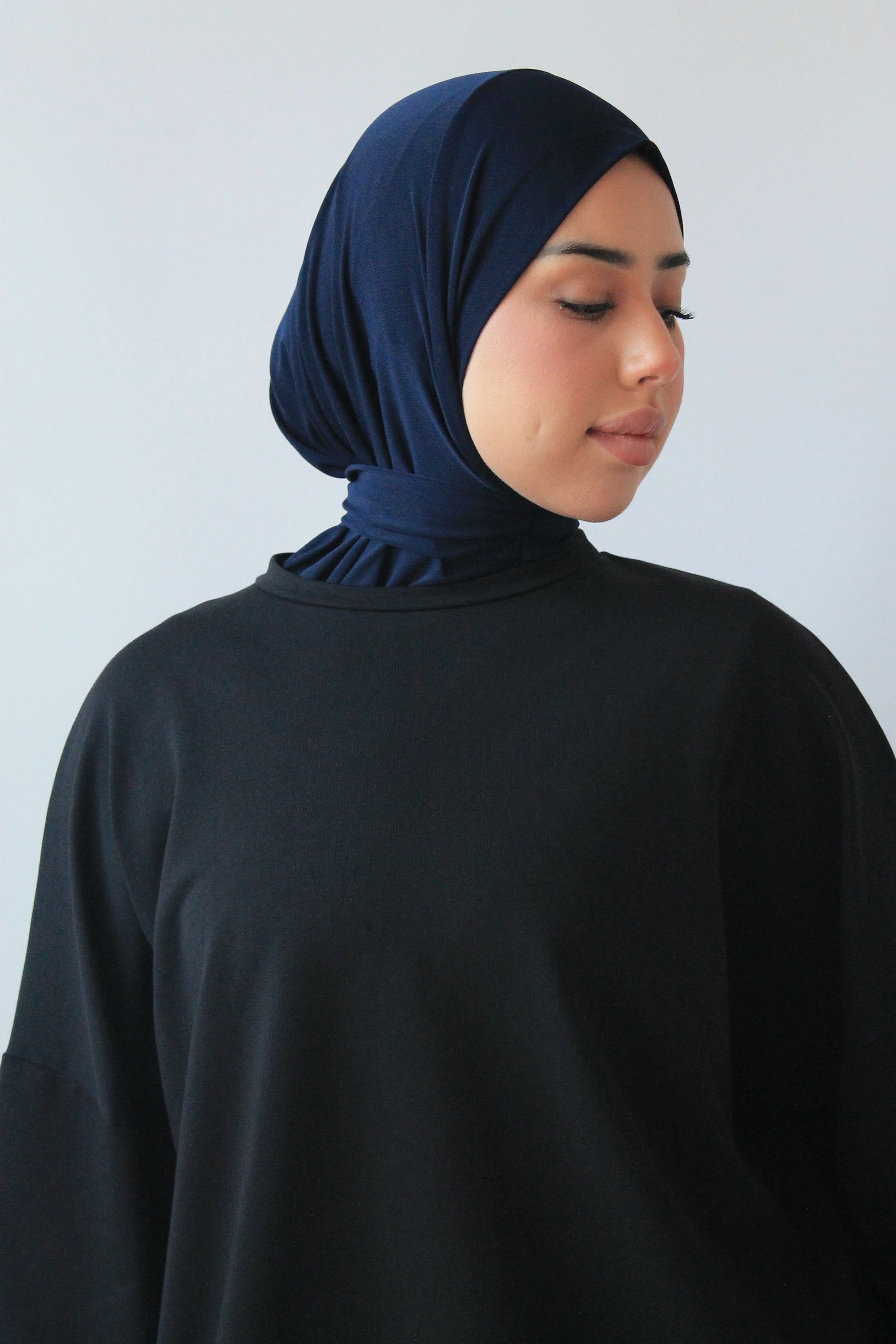 PASSAMONTAGNA IN MAGLIA PREMIUM Blu notte