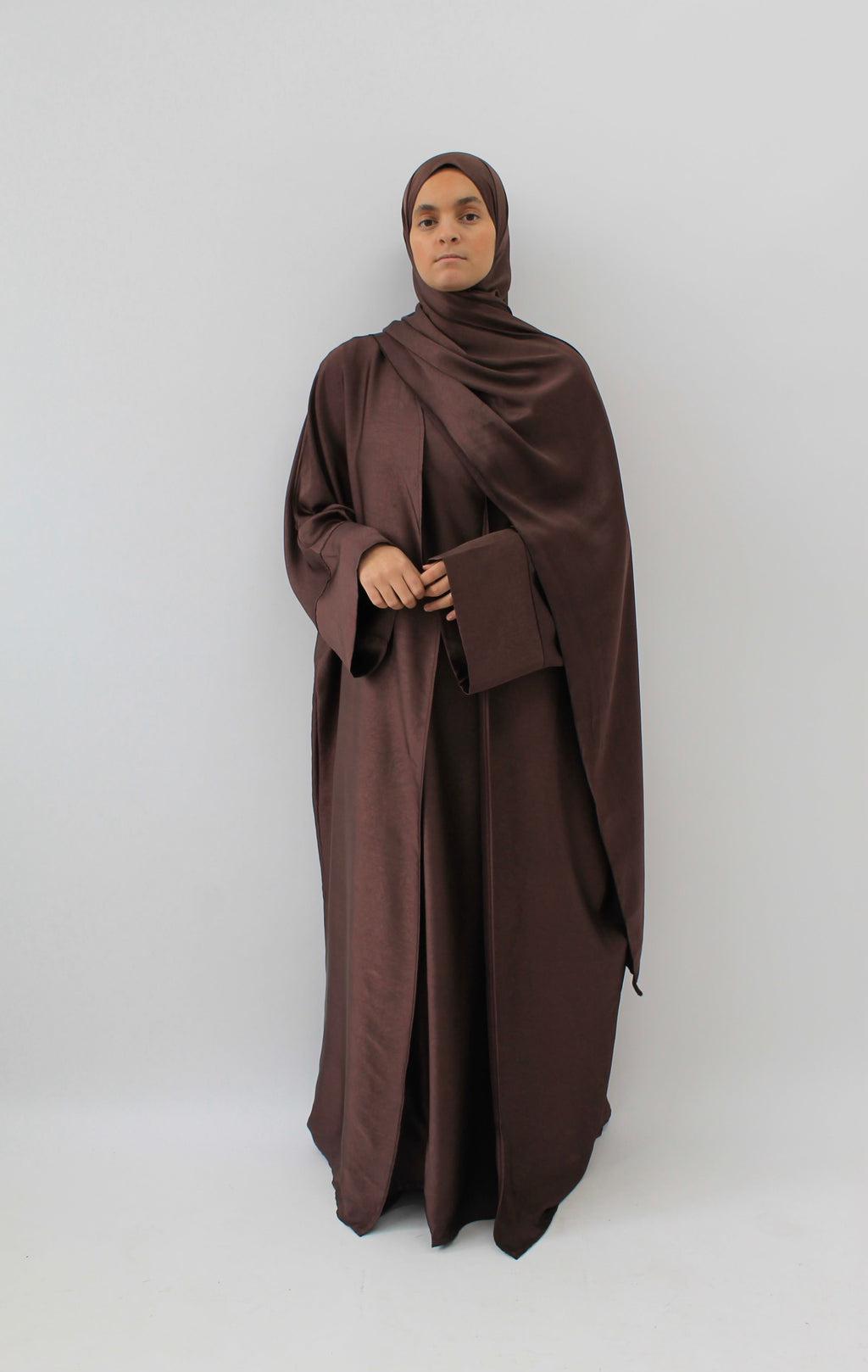 ABAYA SET LUMA Marron