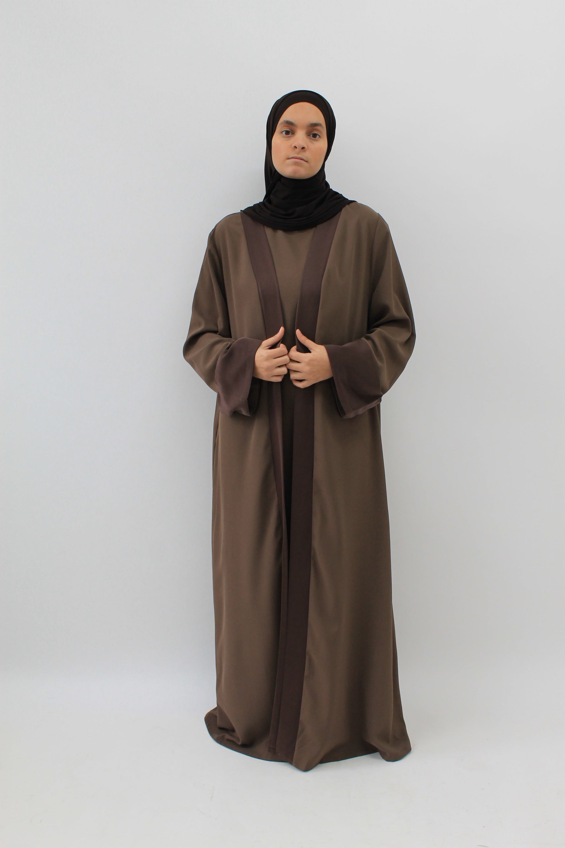 ABAYA SET SAFAA Moka