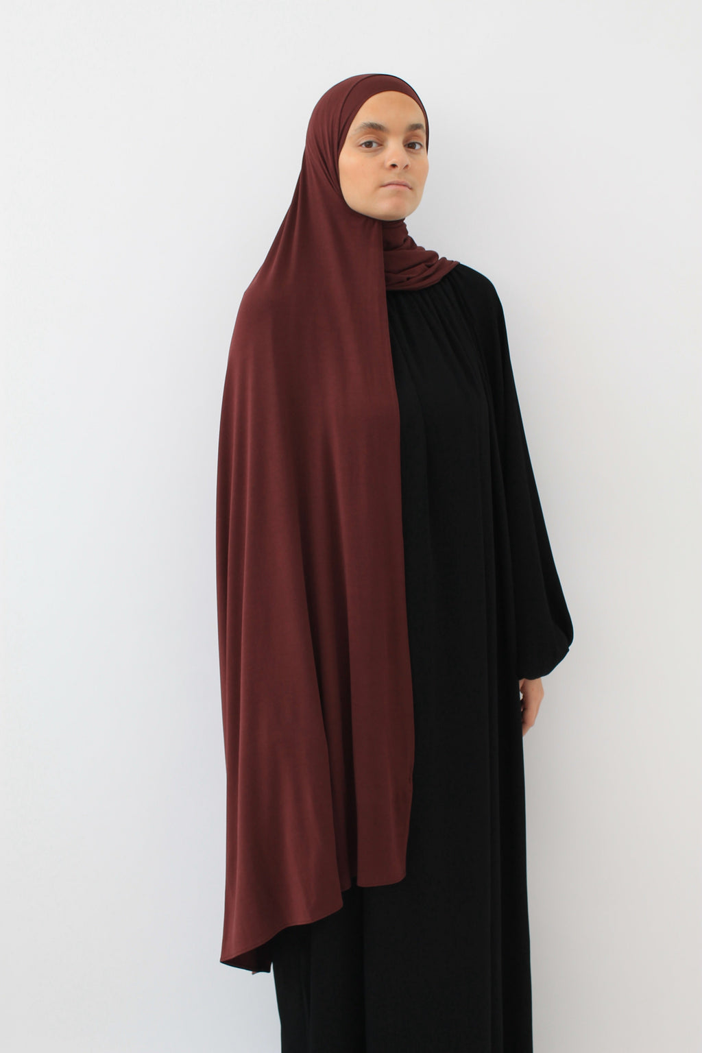 HIJAB JERSEY BAMBOO Bordeaux