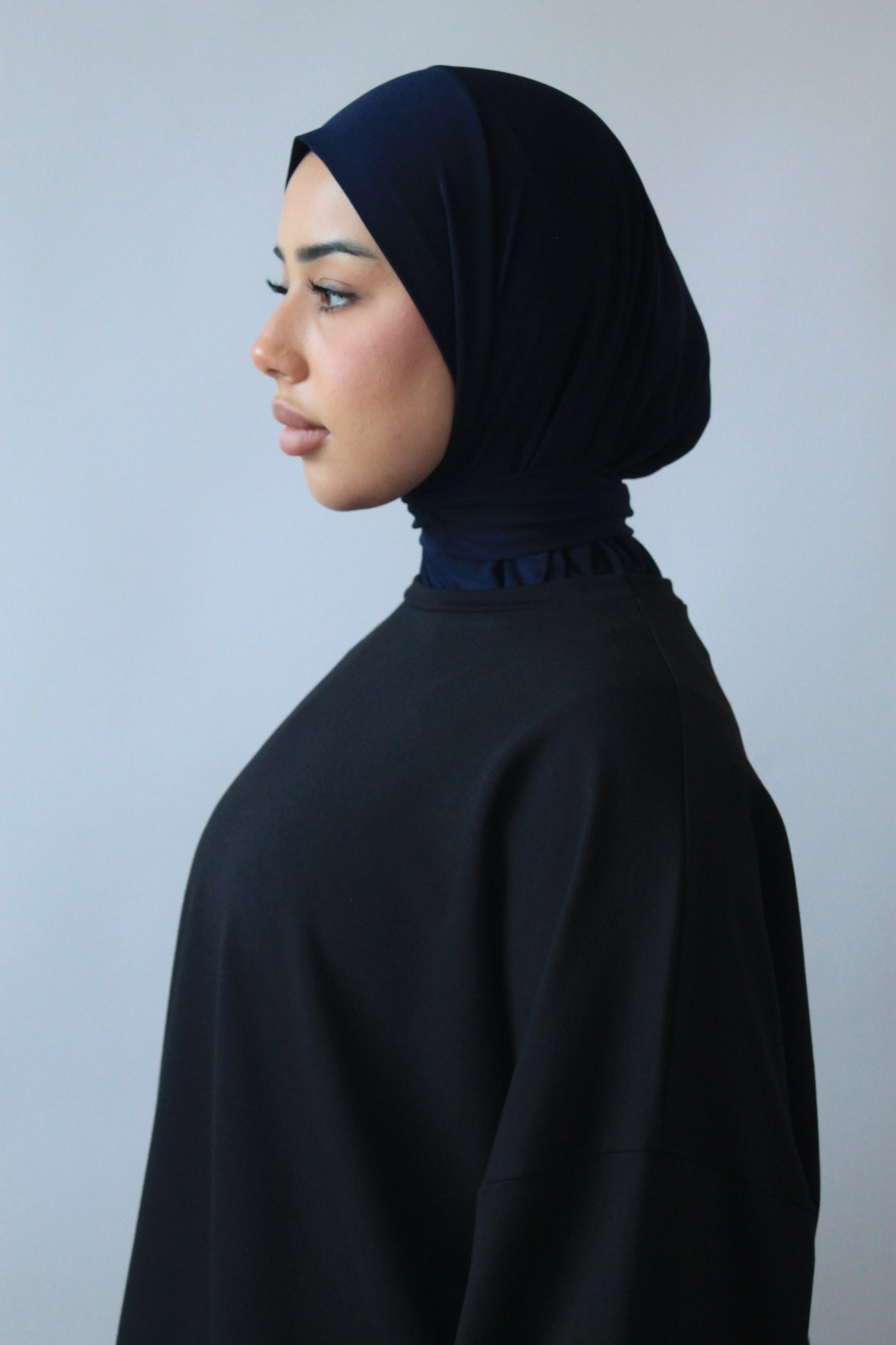 PASSAMONTAGNA IN MAGLIA PREMIUM Blu notte