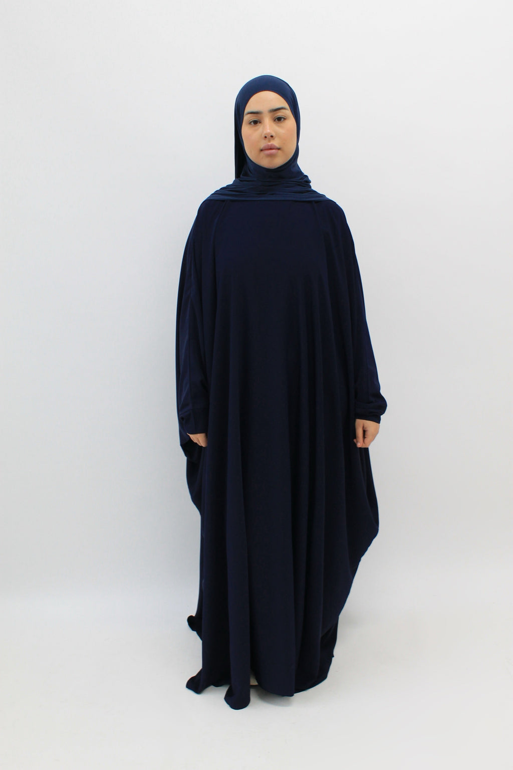 LA ABAYA QAMAR Bleu nuit