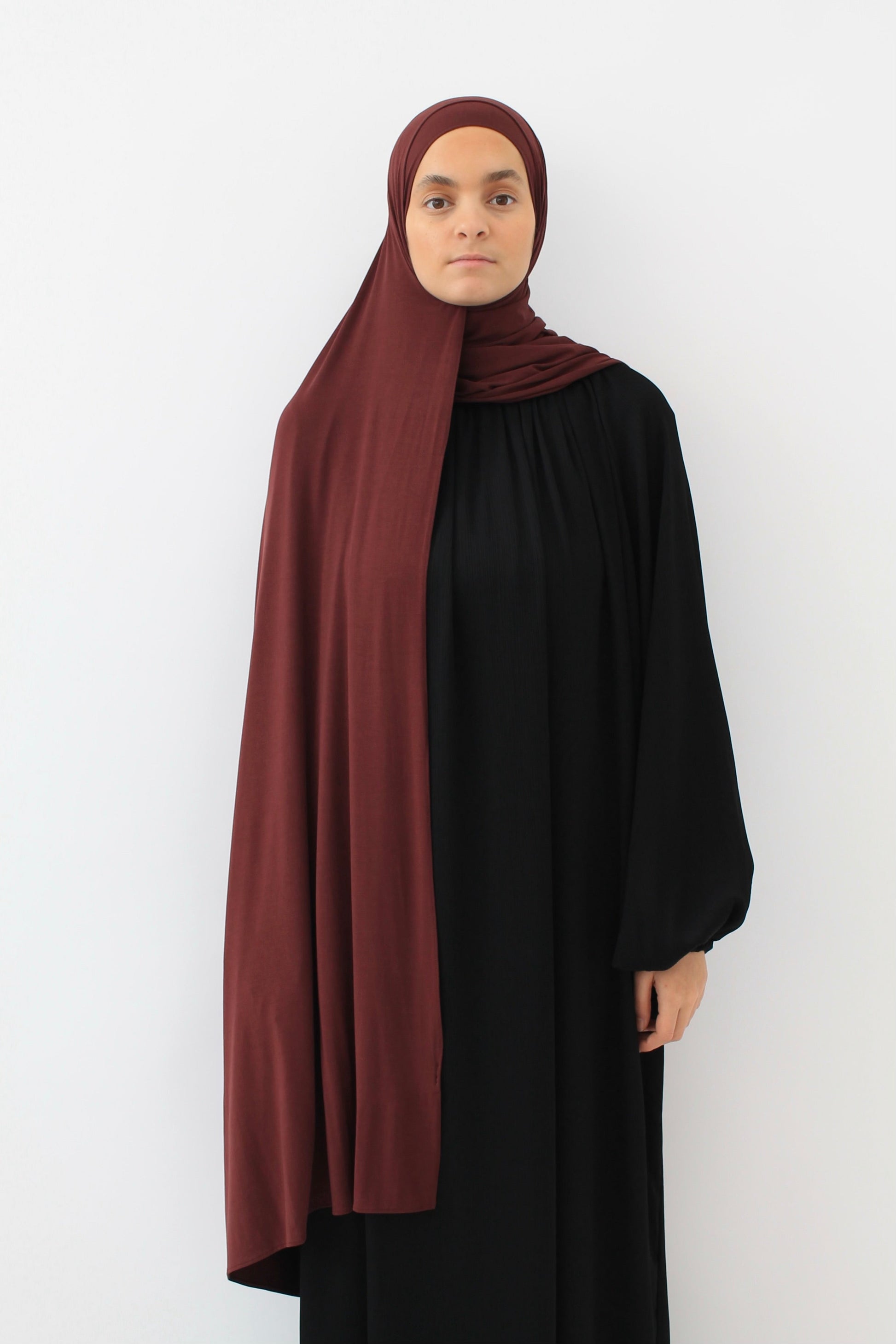 HIJAB JERSEY BAMBOO Bordeaux