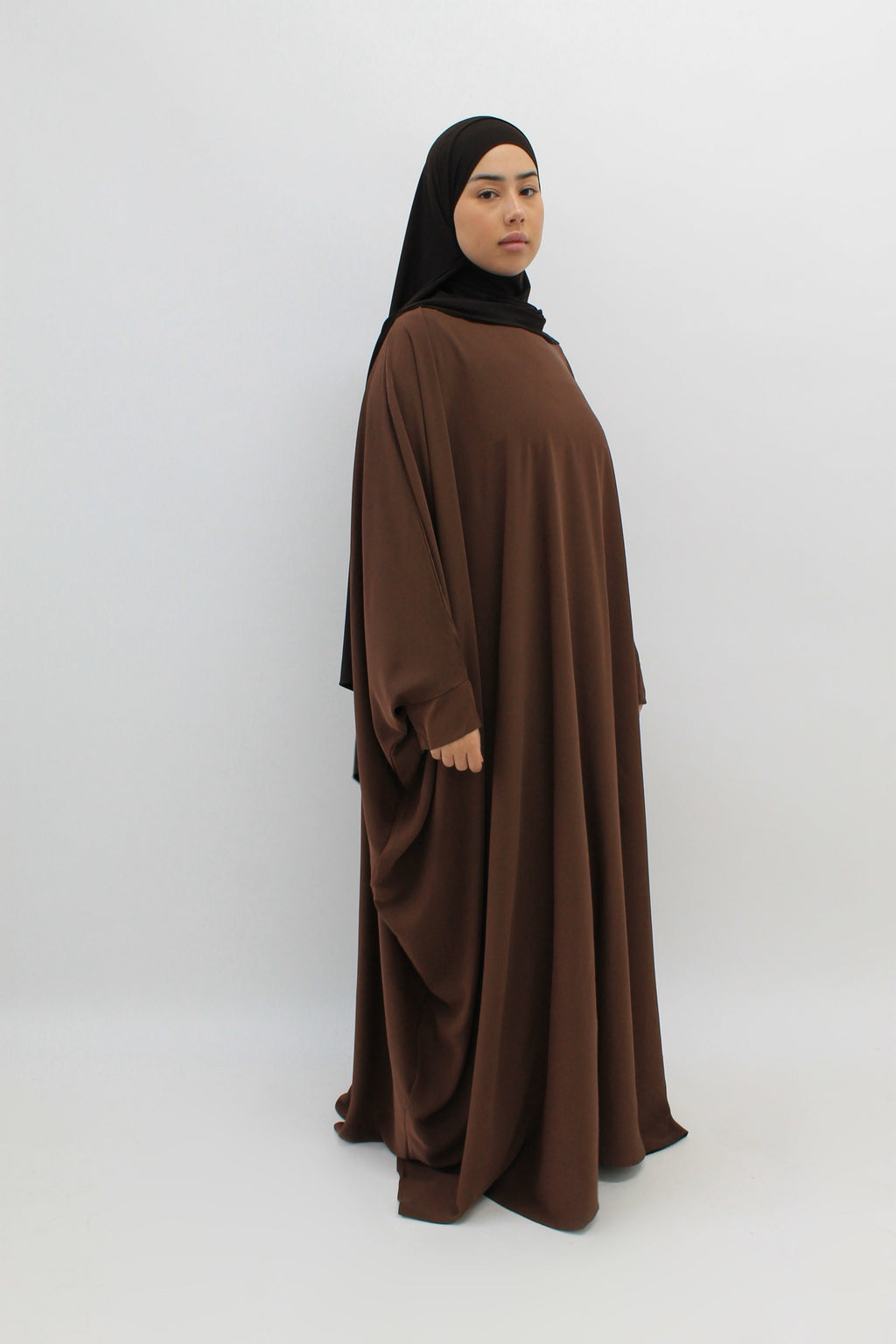 LA ABAYA QAMAR Marron