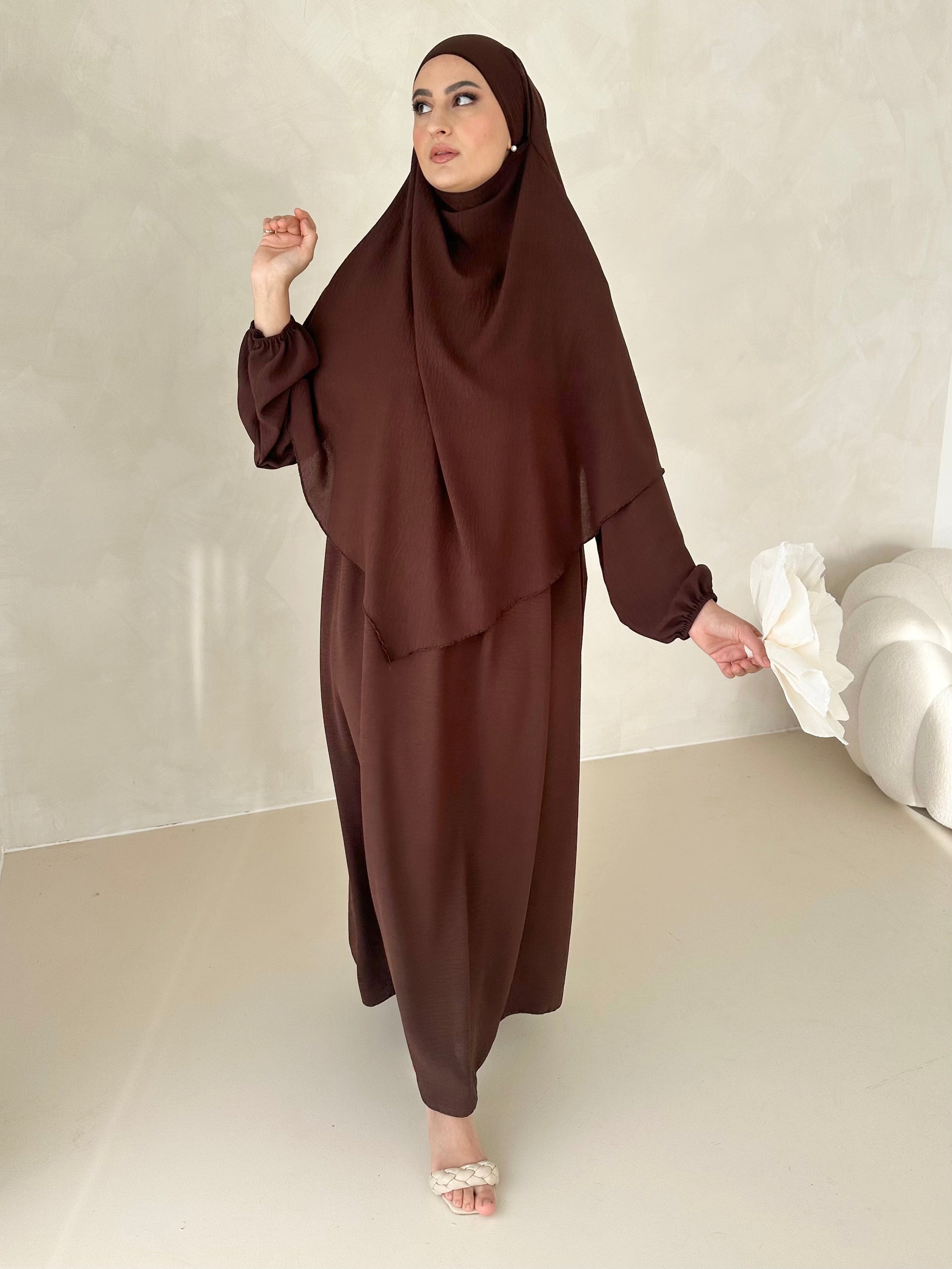 Set Abaya GIORNALIERO con Khimar 