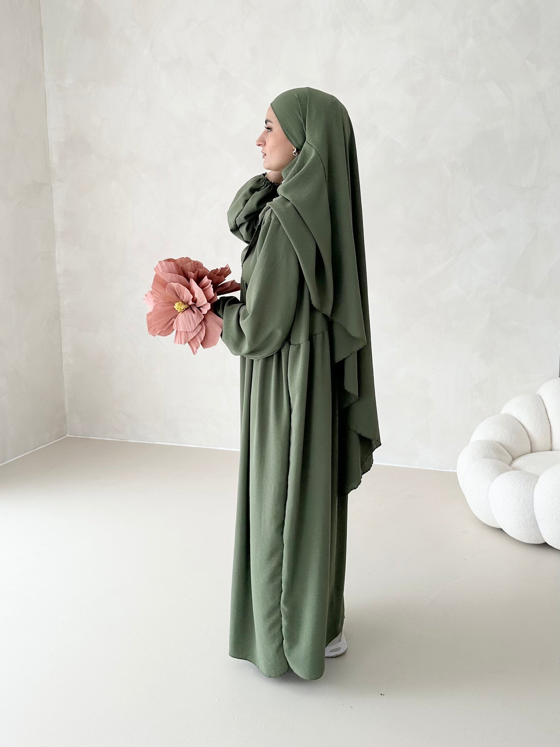 Set Abaya GIORNALIERO con Khimar 