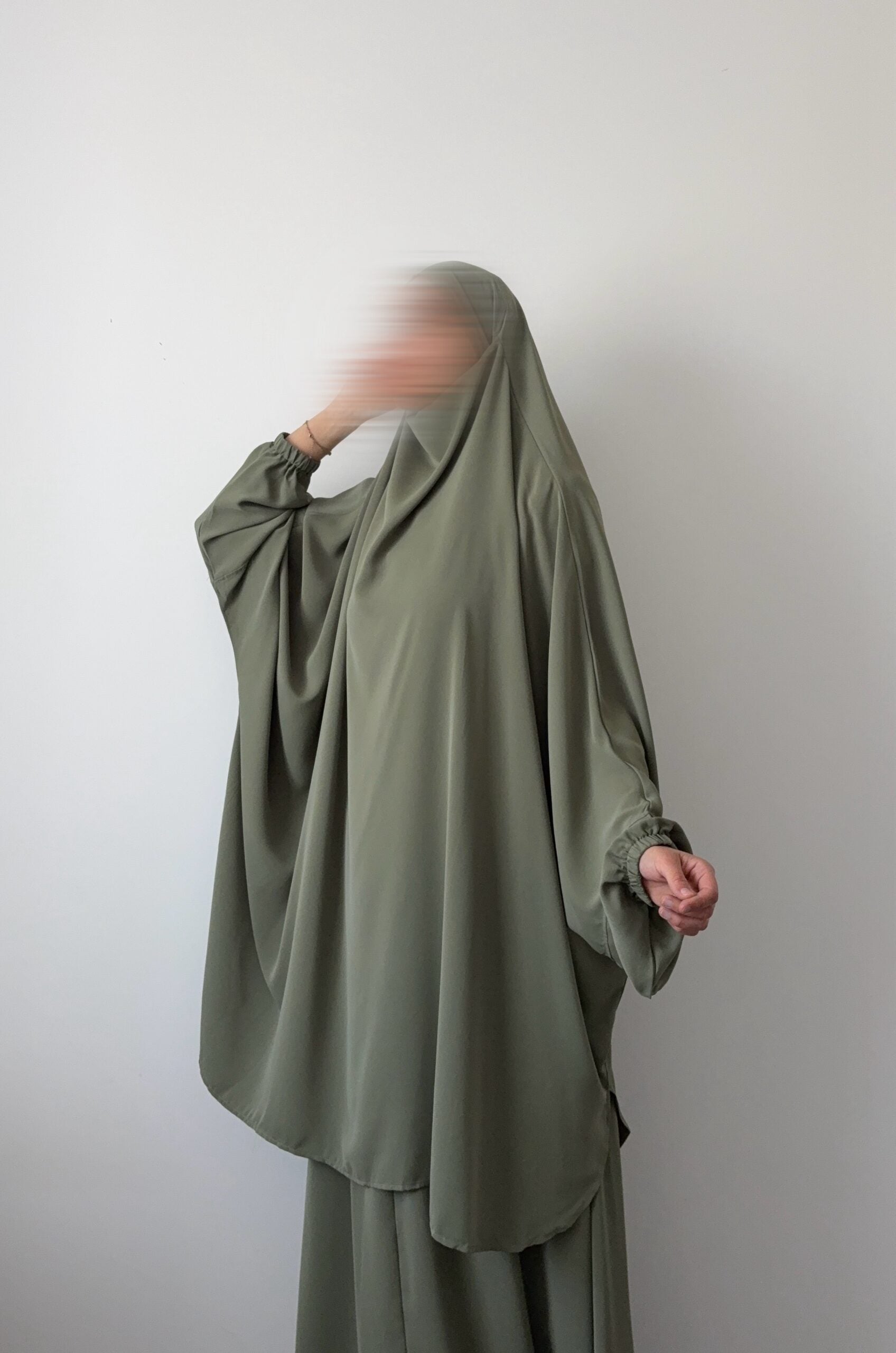 Gonna jilbab in due pezzi in seta Medina (qualità premium)