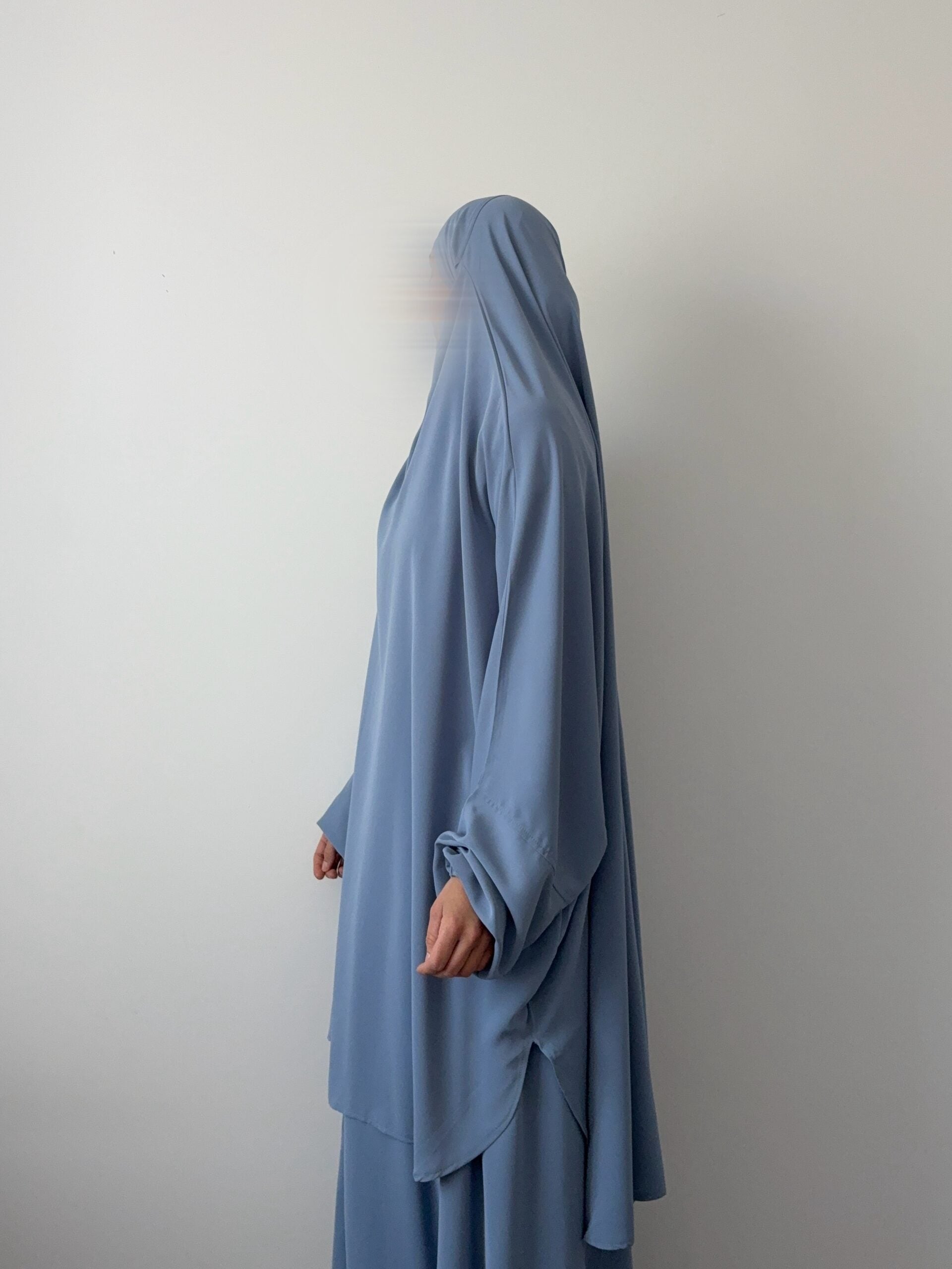 Gonna jilbab in due pezzi in seta Medina (qualità premium)