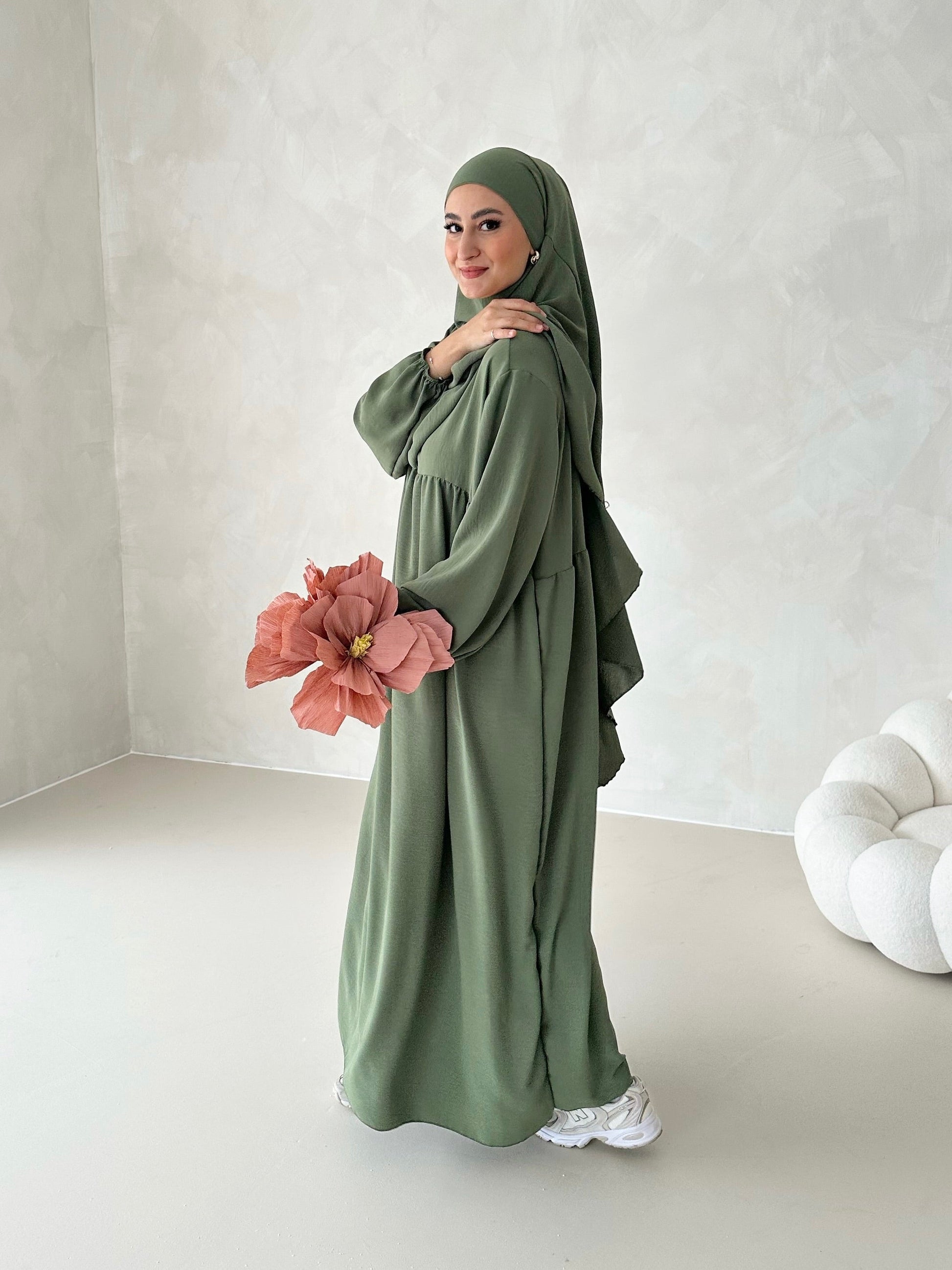 Set Abaya GIORNALIERO con Khimar 