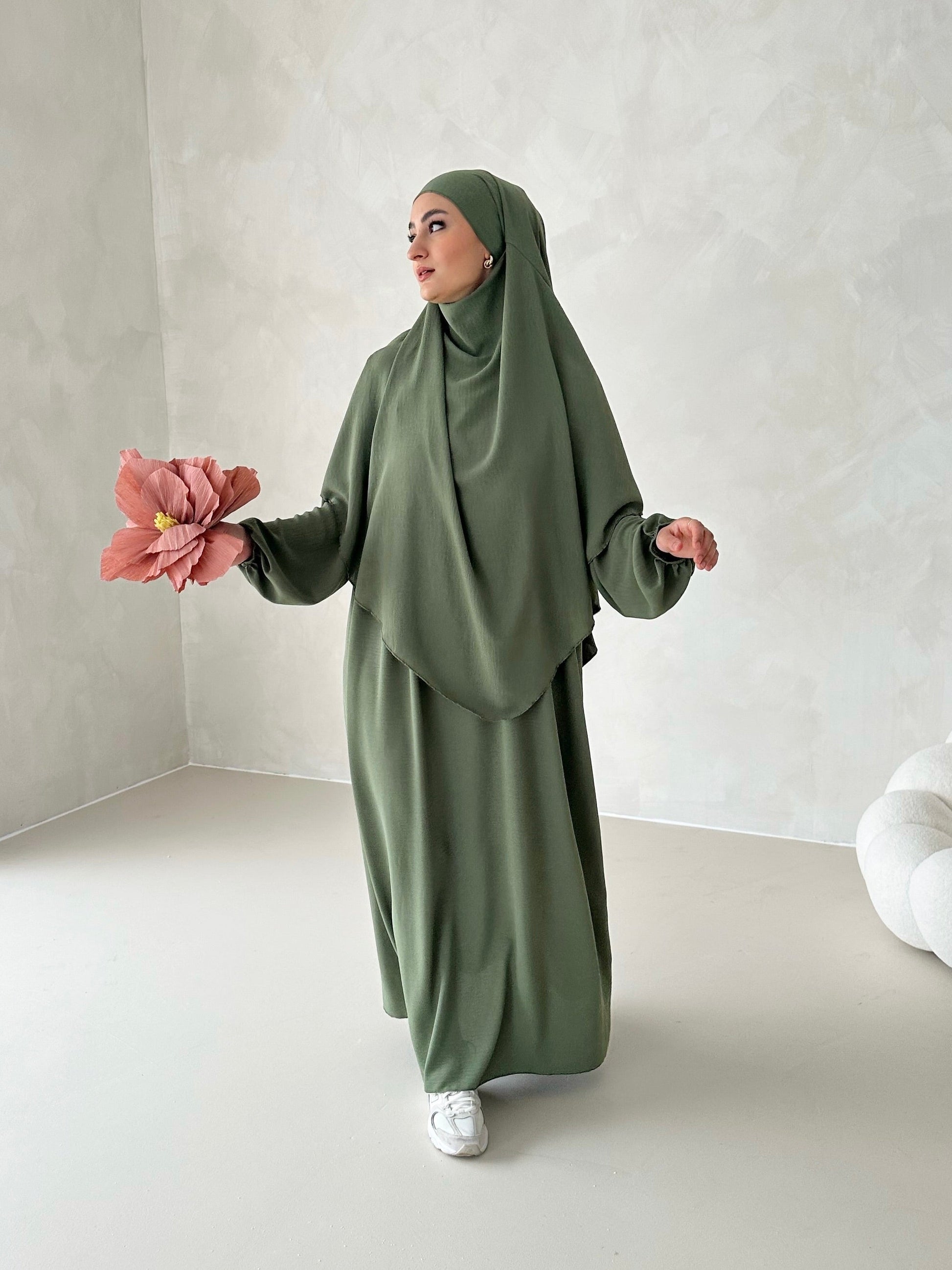 Set Abaya GIORNALIERO con Khimar 