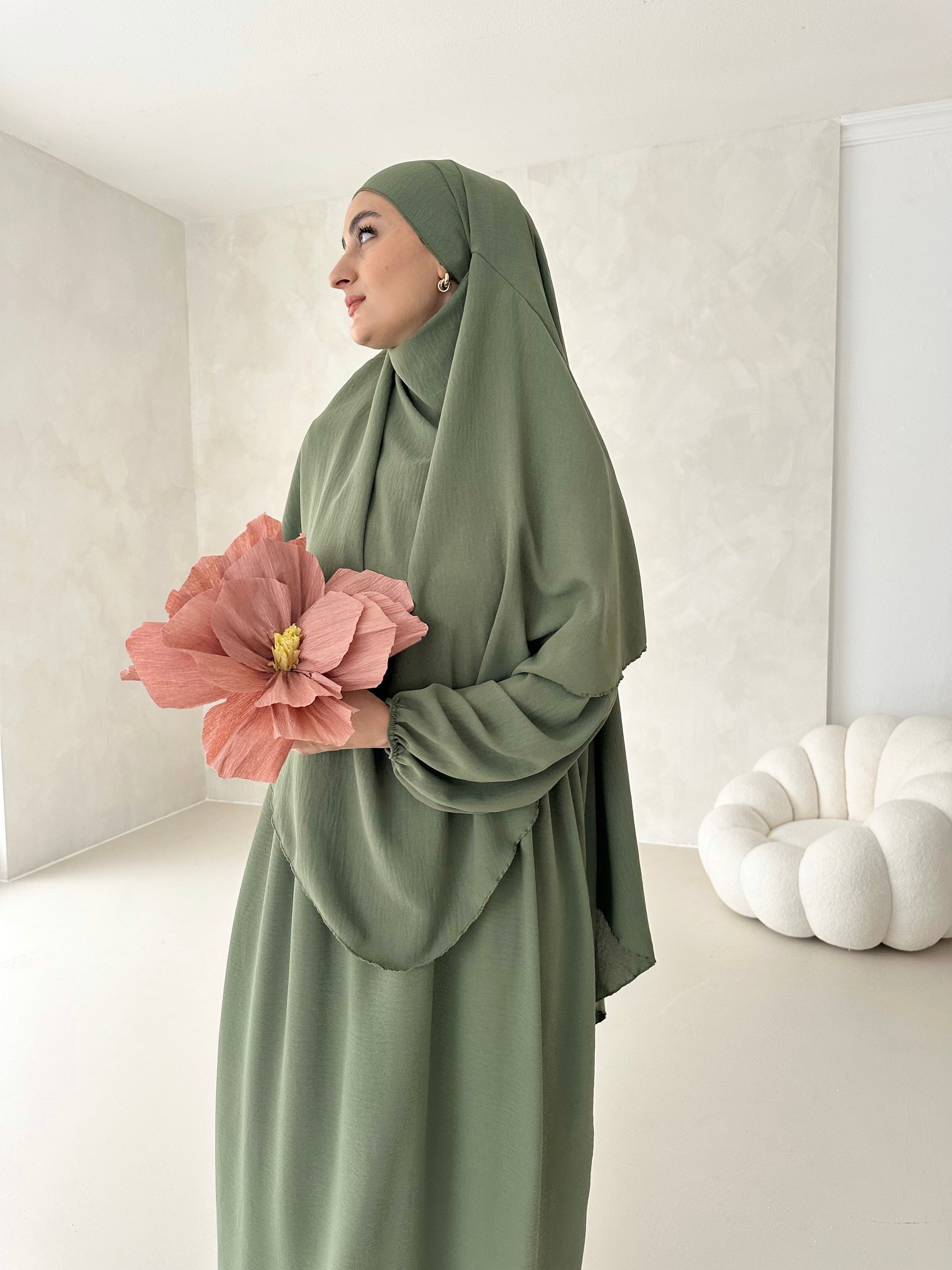 Set Abaya GIORNALIERO con Khimar 