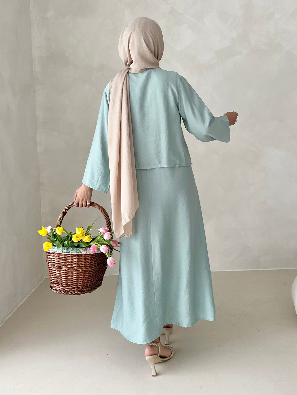 Abito a campana in 2 pezzi