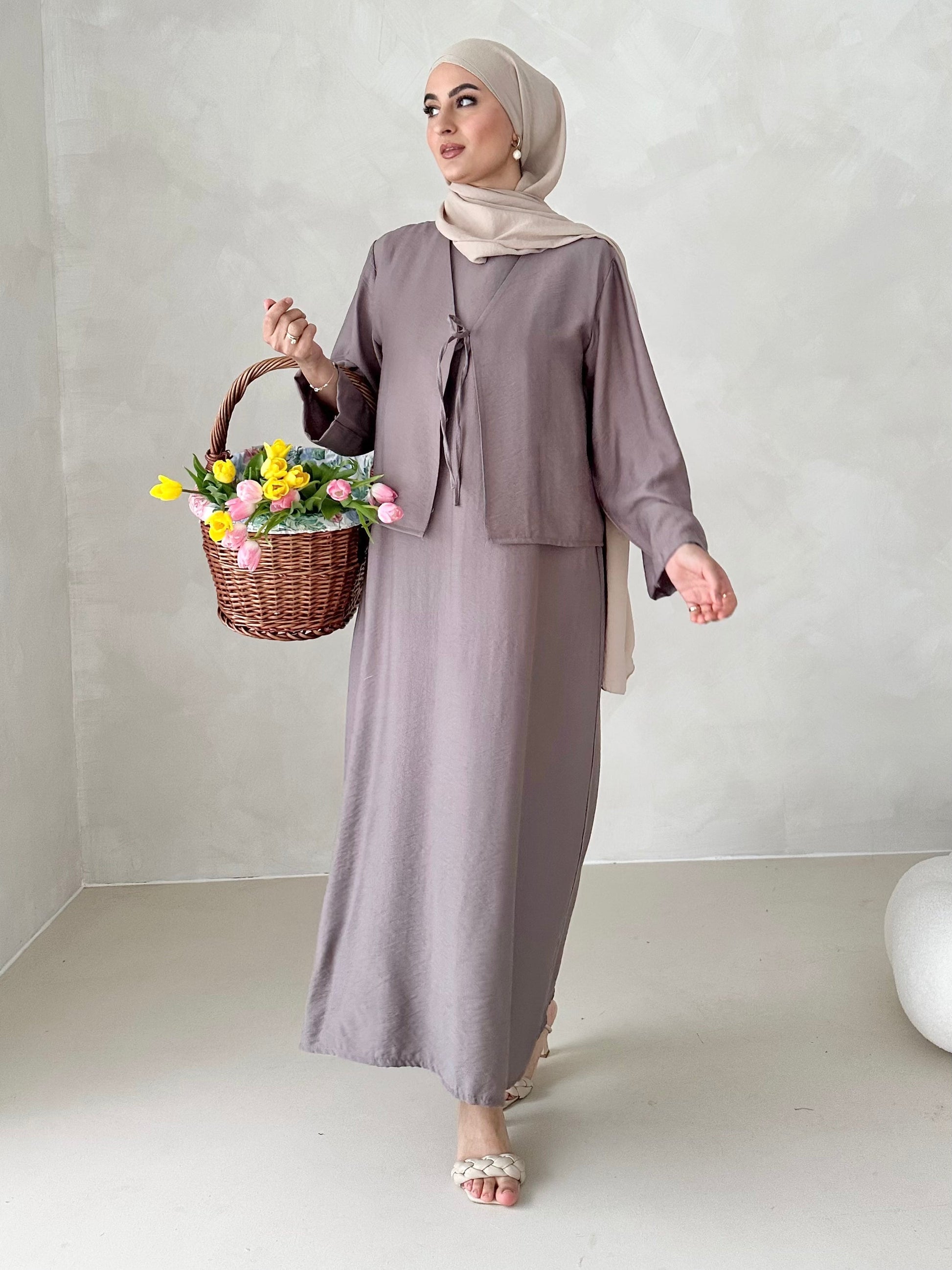 Abito a campana in 2 pezzi