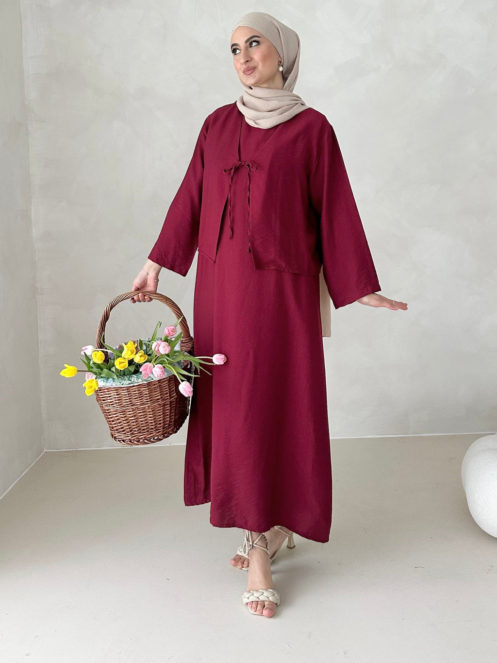 Abito a campana in 2 pezzi