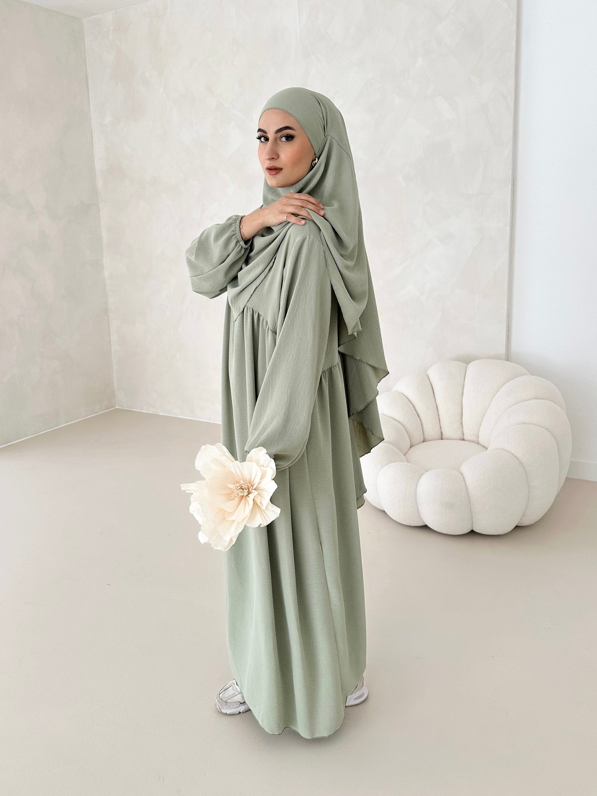 Set Abaya GIORNALIERO con Khimar 