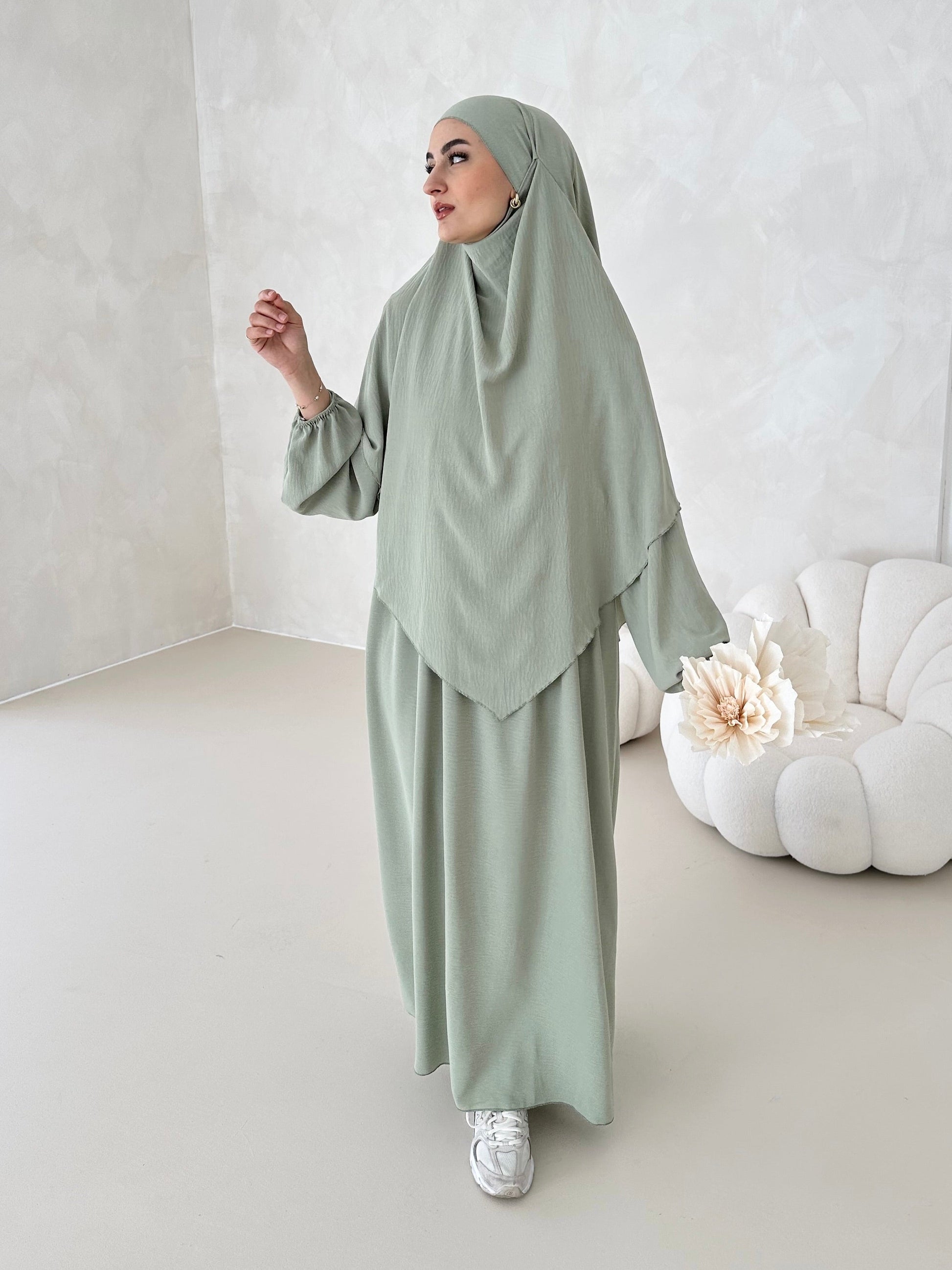 Set Abaya GIORNALIERO con Khimar 