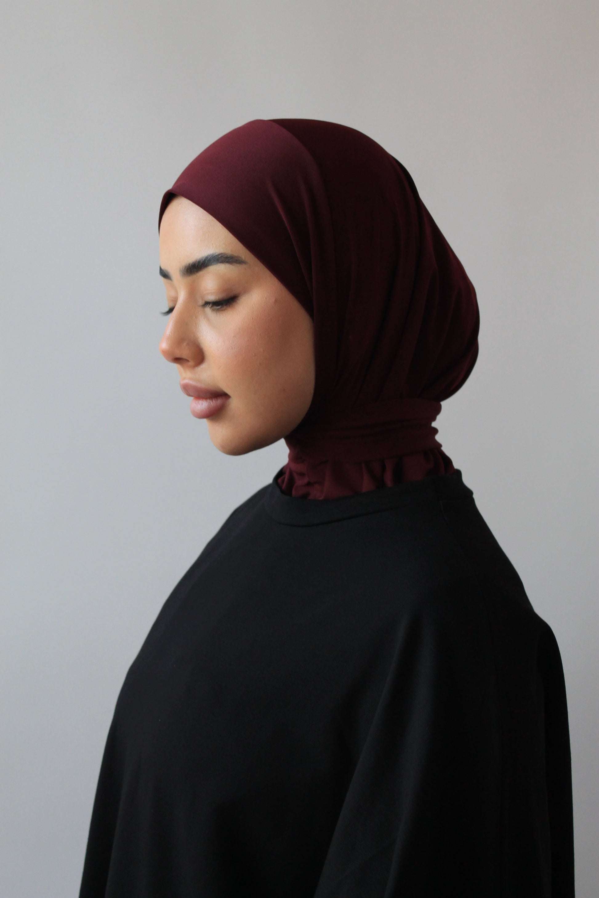 PASSAMONTAGNA IN MAGLIA PREMIUM Bordeaux